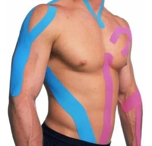 Imagem de Fita Kinesio Tape Bandagem Elástica Funcional Adesiva Sports