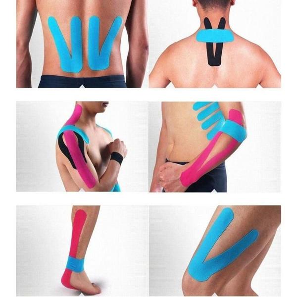 Imagem de Fita Kinesio Tape Bandagem Fisioterapia Alivio Muscular