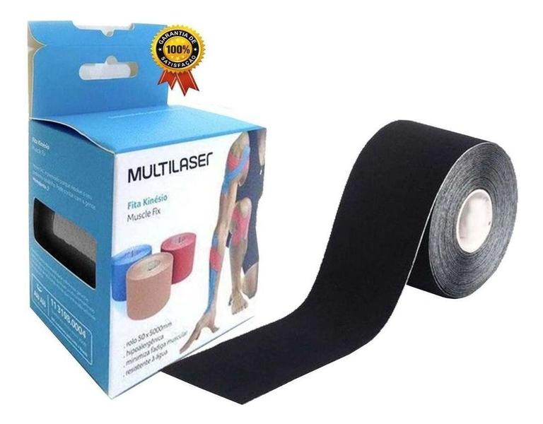 Fita Kinesio Taping Profissional 5 Cm X 5 Metro - Multi Imagem de Fita Kinesio Taping Profissional 5 Cm X 5 Metro