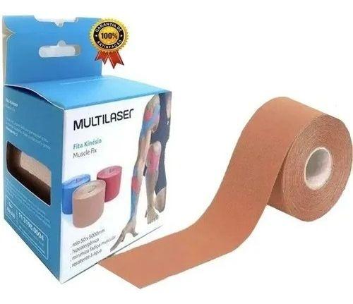 Fita Kinesio Taping Profissional 5 Cm X 5 Metro - Multi Imagem de Fita Kinesio Taping Profissional 5 Cm X 5 Metro