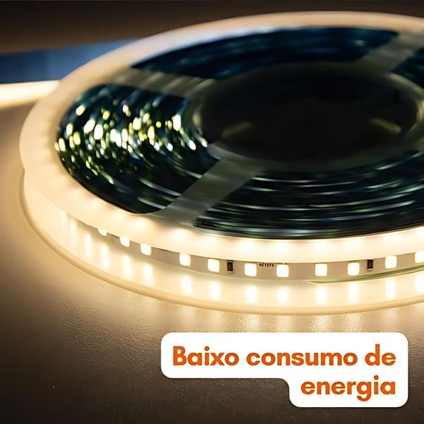 Imagem de Fita Led 10m Branco Frio Quente 110v 220v Tomada Direta