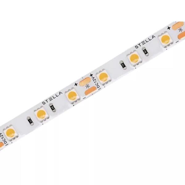 Imagem de Fita LED 12V Evo 12W/M 60L/M SMD 5050 1100LM/M 2700K Quente IP20 1M Stella