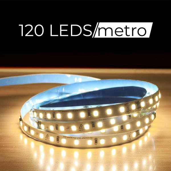 Fita Led 220v Direta 120leds/m Rolo 10m Não Usa Fonte Neutro - RY Imagem de Fita Led 220v Direta 120leds/m Rolo 10m Não Usa Fonte Neutro