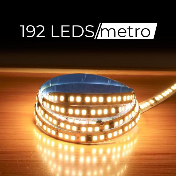 Fita Led 220v Direta 192leds/m Rolo 10m Não Usa Fonte Quente - RY Imagem de Fita Led 220v Direta 192leds/m Rolo 10m Não Usa Fonte Quente