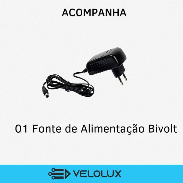 Fita Led 2,5W - 05 metros 12v Com Fonte Bivolt - 30 LED/Metro - Taschibra Imagem de Fita Led 2,5W - 05 metros 12v Com Fonte Bivolt - 30 LED/Metro - Taschibra
