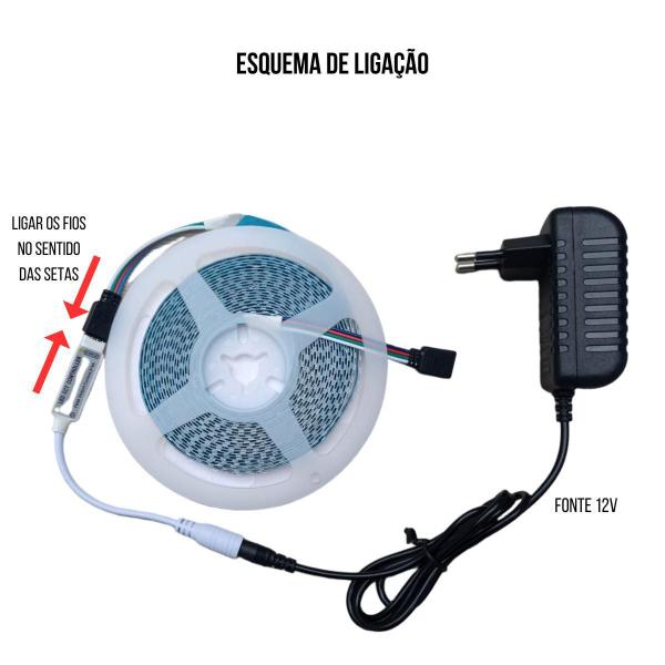 Fita Led 3 Temperaturas (Frio, Quente E Morno) De 5M De 12V - TOP Imagem de Fita Led 3 Temperaturas (Frio, Quente E Morno) De 5M De 12V