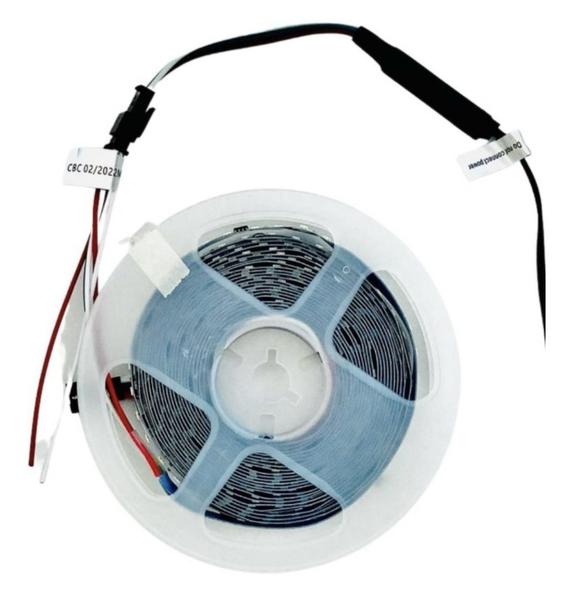 Imagem de Fita LED 3528 120 LEDs 10 Metros Sequencial 24V Branco Quente