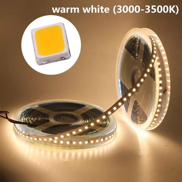 Imagem de Fita LED 3528 120 LEDs 10 Metros Sequencial 24V Branco Quente