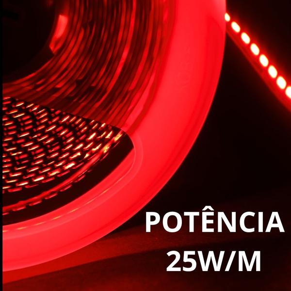*fita led 3528 240led/m s/silicone 5m vermelho tb-01-5015 - LUCKFOYU Imagem de *fita led 3528 240led/m s/silicone 5m vermelho tb-01-5015