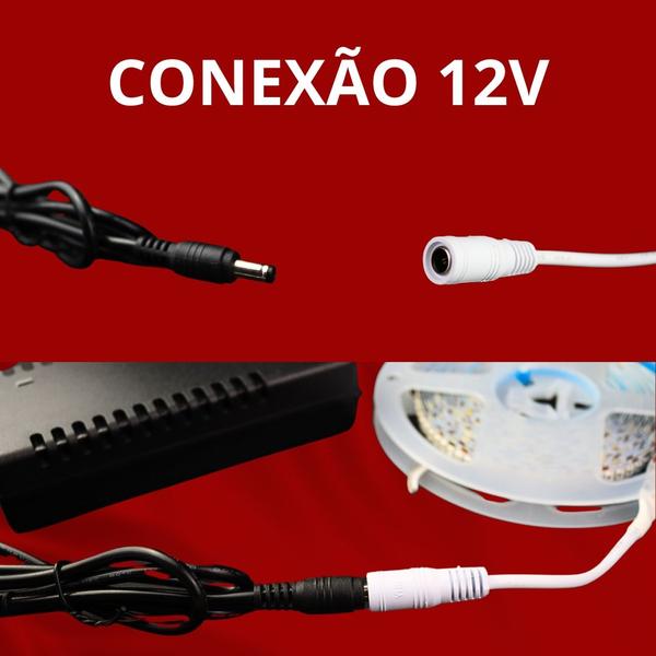 *fita led 3528 240led/m s/silicone 5m vermelho tb-01-5015 - LUCKFOYU Imagem de *fita led 3528 240led/m s/silicone 5m vermelho tb-01-5015