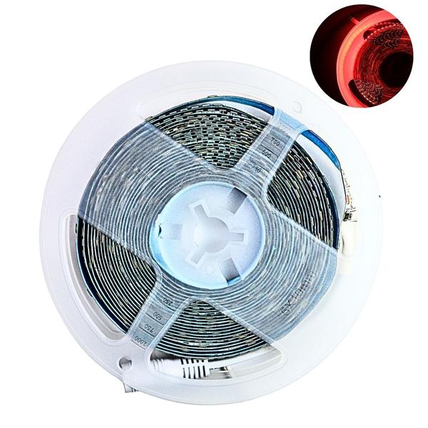 *fita led 3528 240led/m s/silicone 5m vermelho tb-01-5015 - LUCKFOYU Imagem de *fita led 3528 240led/m s/silicone 5m vermelho tb-01-5015