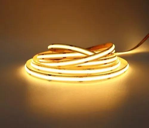 Imagem de Fita Led 3528 Cob Branco Frio / Branco Quente / Branco Neutro - Rolo 5m + conector