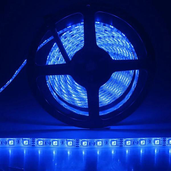 Imagem de Fita Led 3528 Com Silicone Azul Sem Fonte