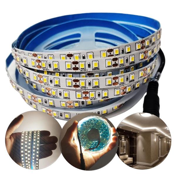 Imagem de Fita LED 3528 Para Perfil Luz 4000k Branco Morno 5mts 120LEDs/m Para Perfil 60W FT3528