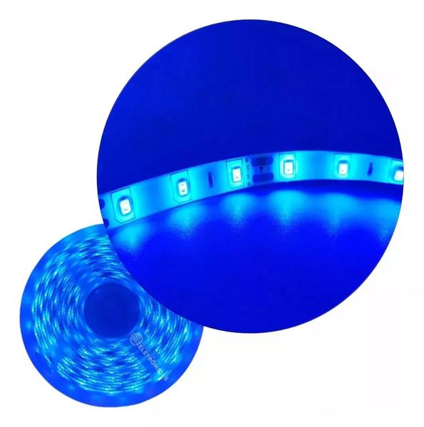 Imagem de Fita Led 3528 Rolo 5m 300 Leds Silicone Ip65 300 Leds Super Brilhosa Cor Vibrante TM5021