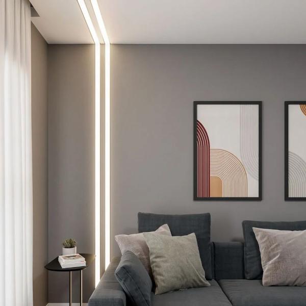 Imagem de Fita Led 4000K 5 Metros 16W 240 Leds Kit 4 Unidades Sala Quarto Casa Apartamento Teto Rebaixado Gesso Sanca Espelho Iluminaçao Comercial Residencial D