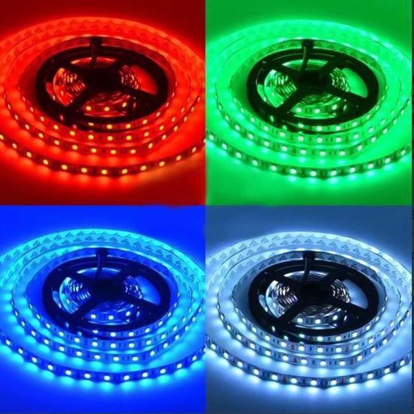 Imagem de Fita Led 5050 Com Silicone Ip65 Rgb+controle E Controlador