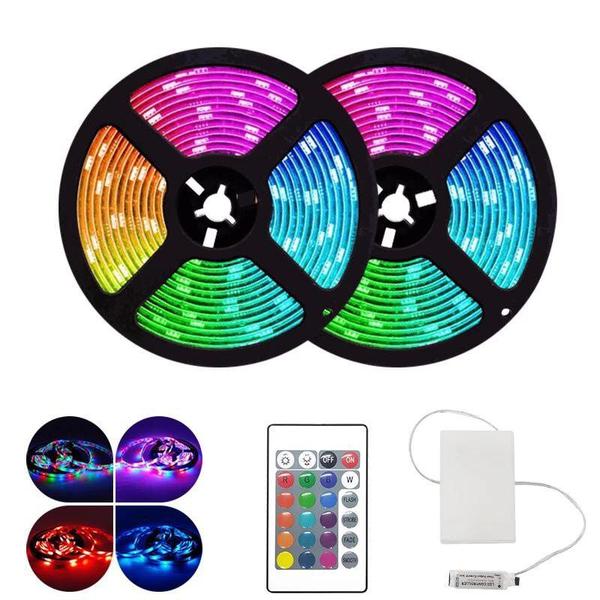 Imagem de Fita Led 5050 Com Silicone RGB Com Controle 5 Metros