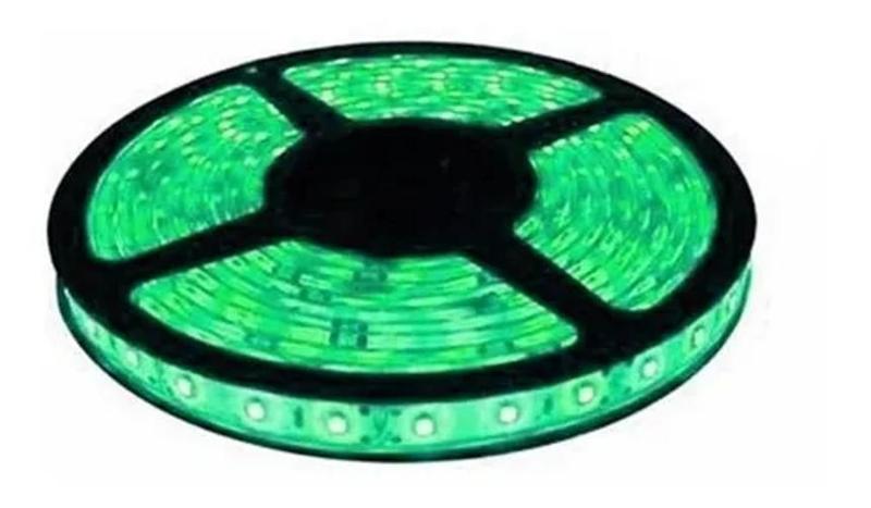 Fita Led 5050 Ip65 Verde 5M - Importado Imagem de Fita Led 5050 Ip65 Verde 5M