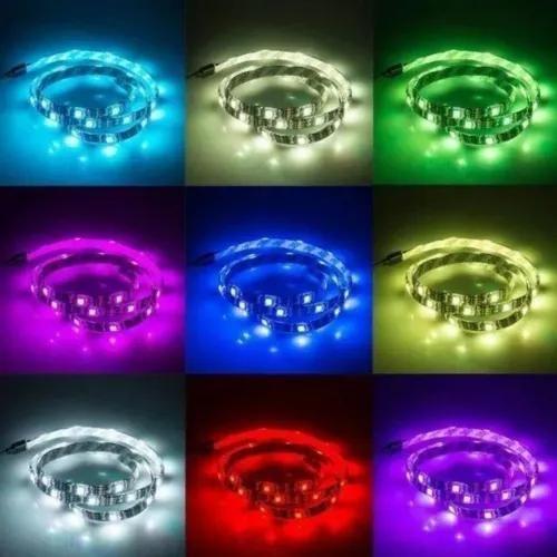 Imagem de Fita Led 5051 Rgb 5M Com Sensor Musical