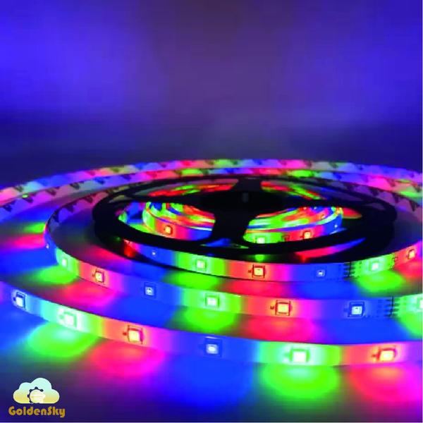 Imagem de Fita Led 5m Rolo Rgb 300 Led + Controle + Fonte