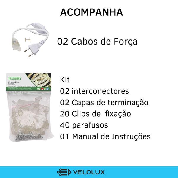 Imagem de Fita LED 5W - Alta Proteção - 20 metros - 60 LED/Metro - Taschibra