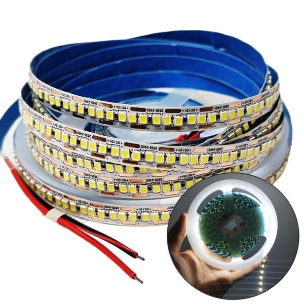 Fita Led 6500K Branco Frio 5M 3528 Ip20 240leds/m Adesivada P/ Corredores, Janelas, Arcos FN875 Imagem de Fita Led 6500K Branco Frio 5M 3528 Ip20 240leds/m Adesivada P/ Corredores, Janelas, Arcos FN875