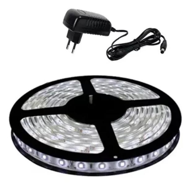 Imagem de Fita Led Amarela 5050 300 Leds Alta Intensidade + Fonte