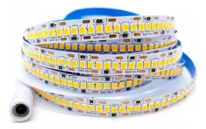 Fita Led Branco Quente 1.200 Leds Alta Intensidade+fonte 5a - Top Leds Imagem de Fita Led Branco Quente 1.200 Leds Alta Intensidade+fonte 5a