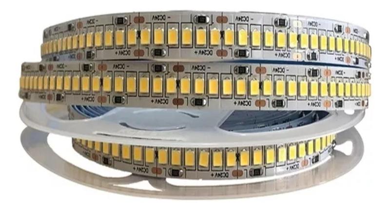 Fita Led Branco Quente 1.200 Leds Alta Intensidade+fonte 5a - Top Leds Imagem de Fita Led Branco Quente 1.200 Leds Alta Intensidade+fonte 5a