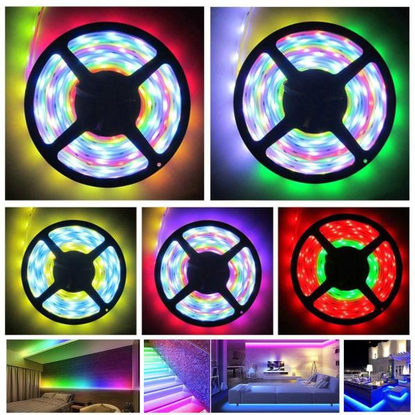 Imagem de Fita Led Digital Flexível Rgb Luz Colorida 6803 5M 328