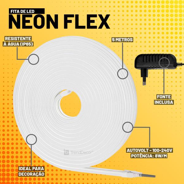 Imagem de Fita LED Luminosa Taschibra Neon Flex 8W 12V