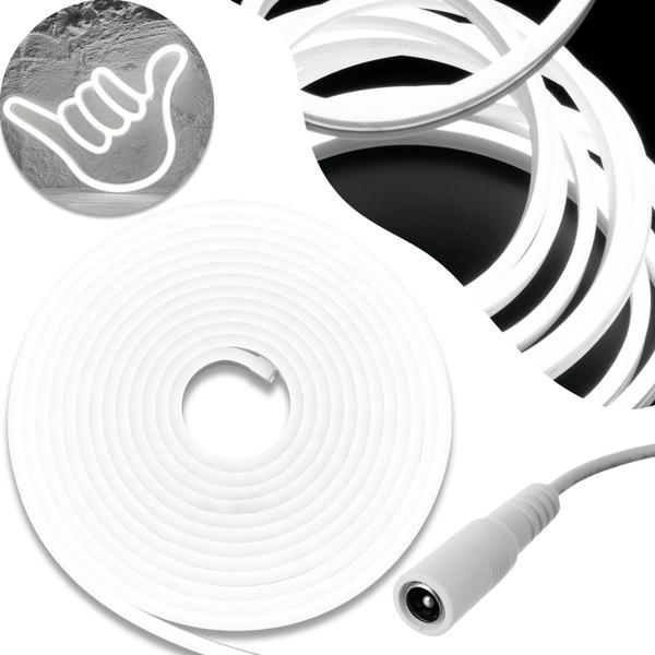 Fita Led Neon 12v Decorativa Super Flexível 5 Metros Alto Brilho Ip65 - Neon Flexible Strip Light Imagem de Fita Led Neon 12v Decorativa Super Flexível 5 Metros Alto Brilho Ip65