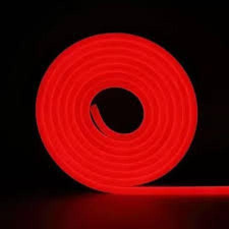 Imagem de Fita Led Neon 5m Vermelho 12v Com Fonte 3A e Interruptor P4