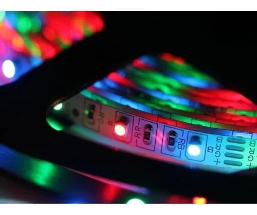 Imagem de Fita Led Rgb 5 M 3528 Ip65 Com Fonte E Controle