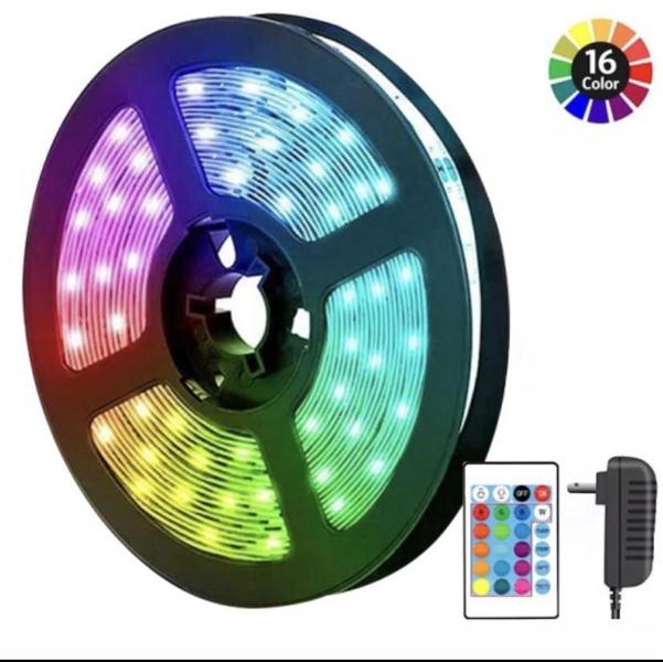 Imagem de Fita Led Ultra Rgb Colorida 5M /10M/ 15M Rgb Controle Remoto