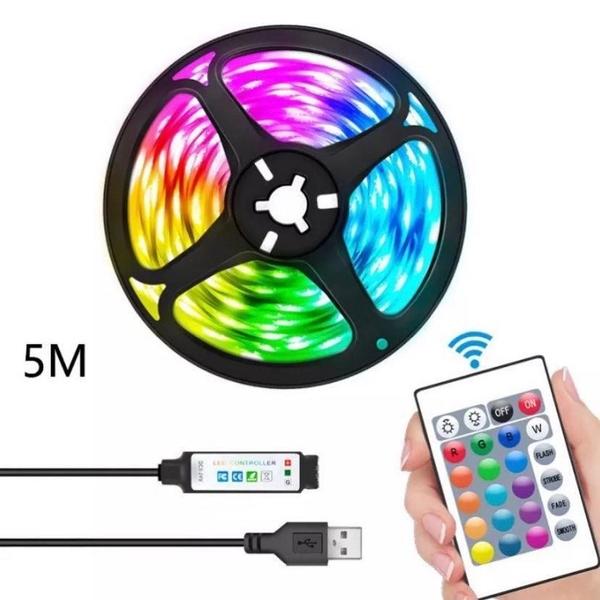 Imagem de Fita Led Ultra Rgb Colorida 5M /10M/ 15M Rgb Controle Remoto