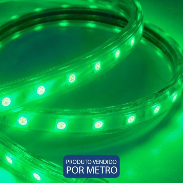 Fita LED Verde IP-65 14,4W 127V Eletrorastro Imagem de Fita LED Verde IP-65 14,4W 127V Eletrorastro