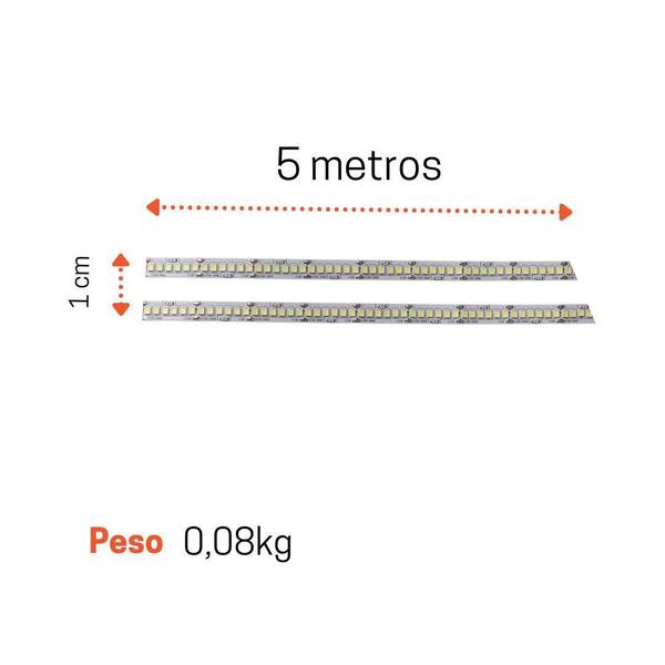 Imagem de Fita Luz Led 5 Mt 16W/M 12V 4100K Neutra Móveis Sem Fonte