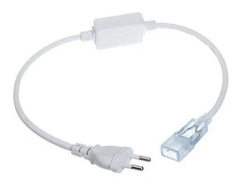 Imagem de Fita Mangueira Led 5050 Branco Quente 110v 40m + Adaptador