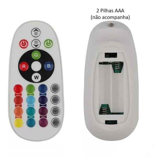 Imagem de Fita Mangueira Led Rgb 25m 5050 Ip68 Fonte + Controle 110v