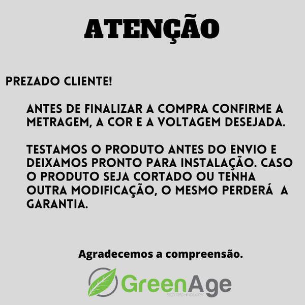 Fita Mangueira Led Rgb 25m 5050 Ip68 Fonte + Controle 110v - Green Age Imagem de Fita Mangueira Led Rgb 25m 5050 Ip68 Fonte + Controle 110v