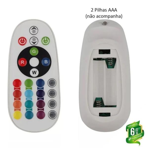 Imagem de Fita Mangueira Led Rgb 5m 5050 Ip68 Fonte + Controle 220v