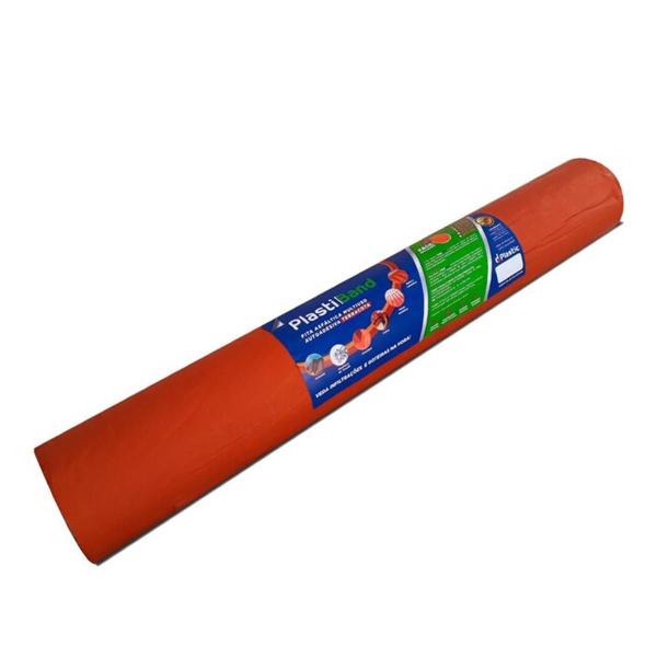 Imagem de Fita Manta Asfáltica TerraCota Autoadesiva Multiuso 10m X 90cm PlastBand 006 DPlastic