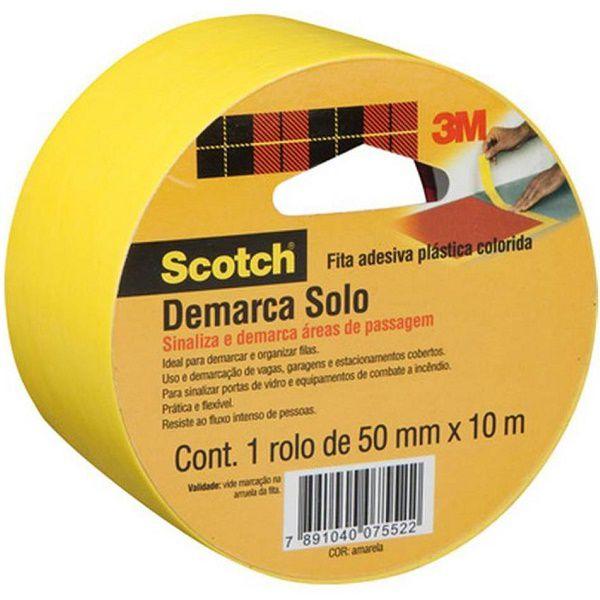 Imagem de Fita para Demarcaçao de Solo Amarela 50MM X 10M SCOTCH 3M