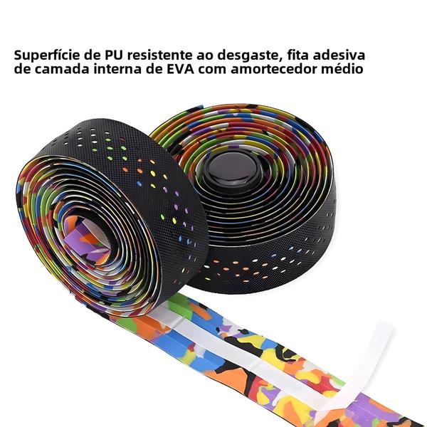 Imagem de Fita para Guidão de Bicicleta - Absorvente de Choque, Antiderrapante e Resistente