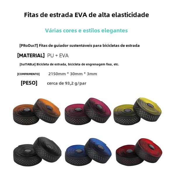 Imagem de Fita para Guidão de Bicicleta - Absorvente de Choque, Antiderrapante e Resistente