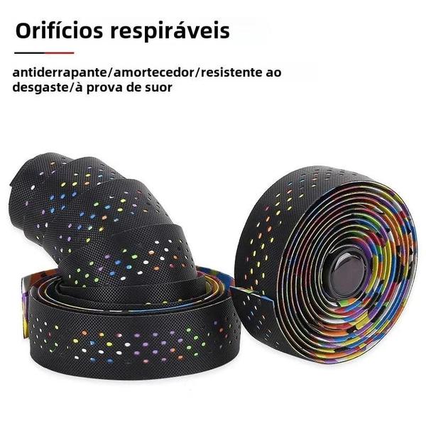 Imagem de Fita para Guidão de Bicicleta - Absorvente de Choque, Antiderrapante e Resistente