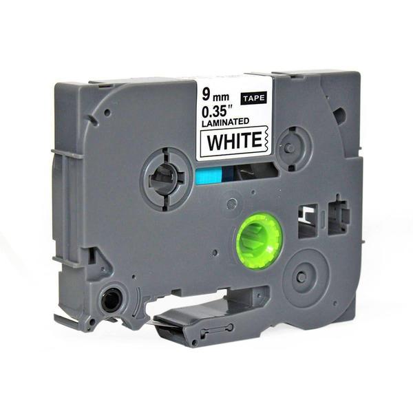 Imagem de Fita para Rotulador Eletrônico 9mm x 8m Branco/Preto Referência TZc-221 TZe-221 TZ-221 Marca X-Full