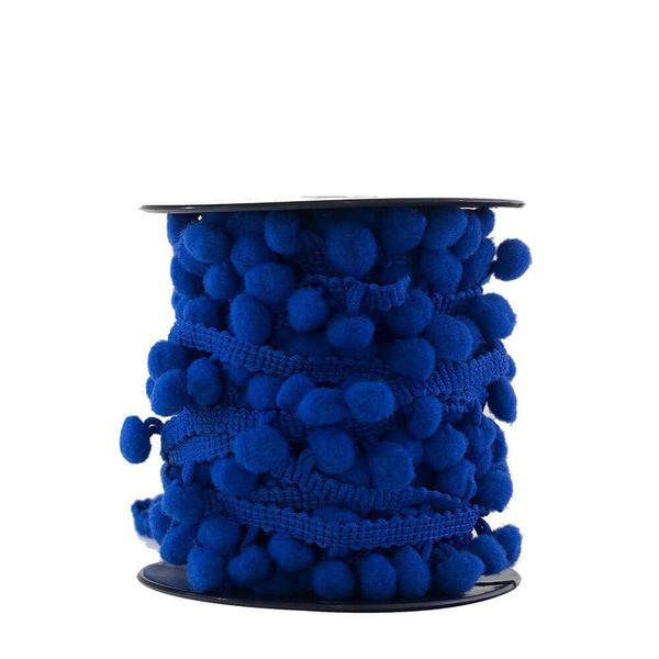 Imagem de Fita pompom grelot 7mm azul royal - c/10m - MM Biju